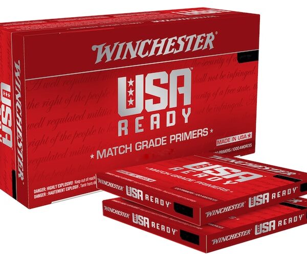 Winchester USA Ready Large Pistol Match Primers Box of 1000 (10 Trays of 100)