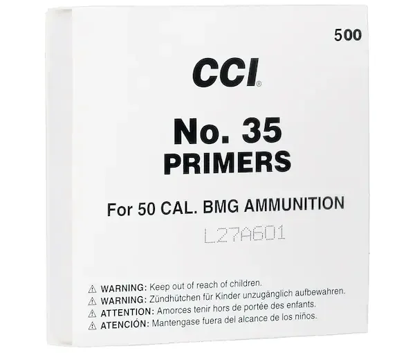 CCI 50 BMG Military Primers #35